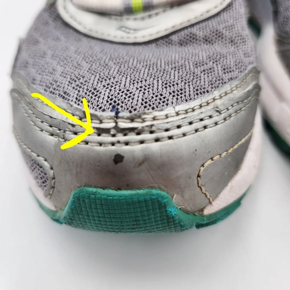 Saucony‎ Grid Cohesion 10 S15333-1 Sneakers Womens US 8 Gray Teal Running Shoes